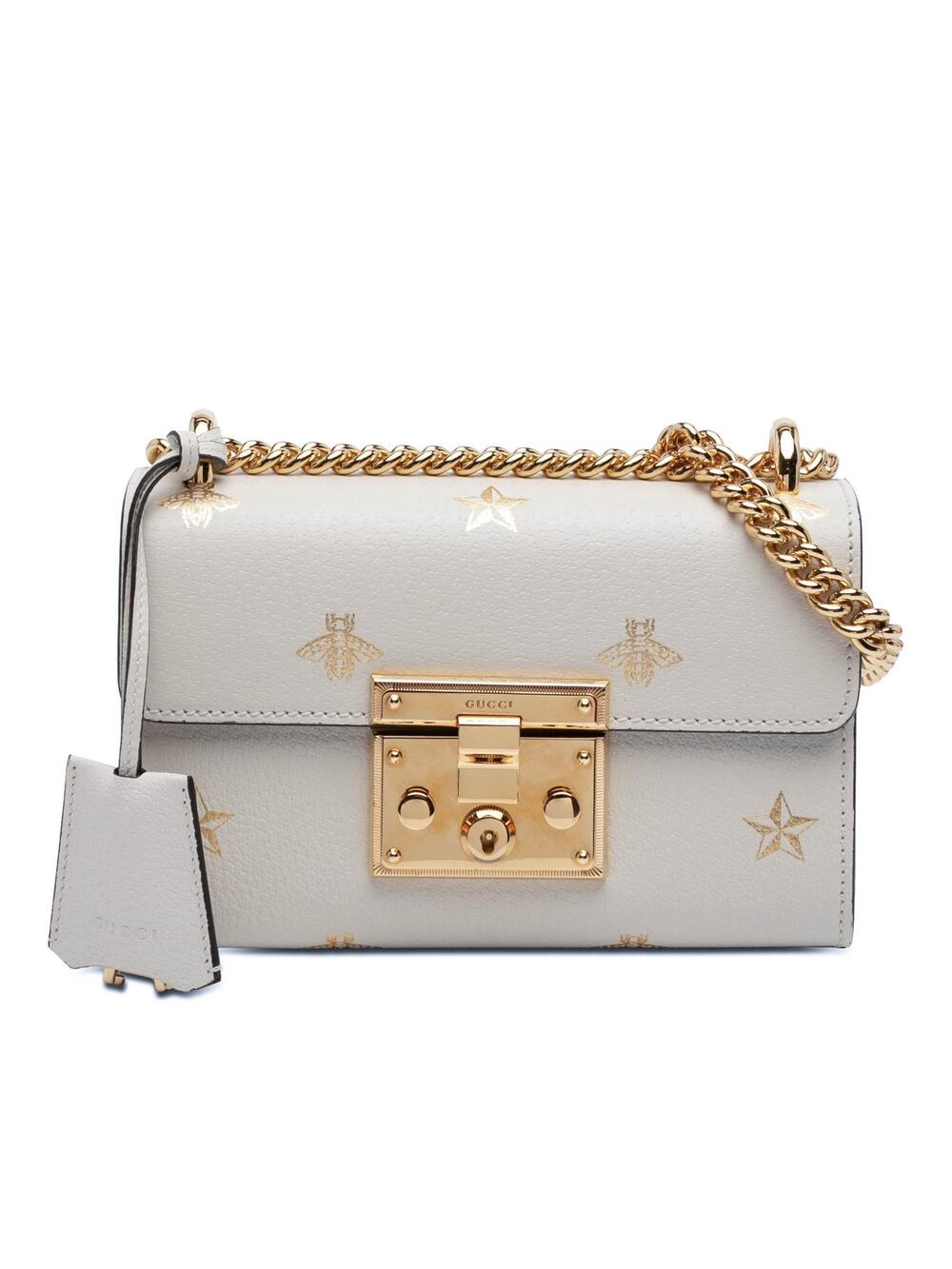 Gucci Small Leather Bee Star Padlock #362169G83B